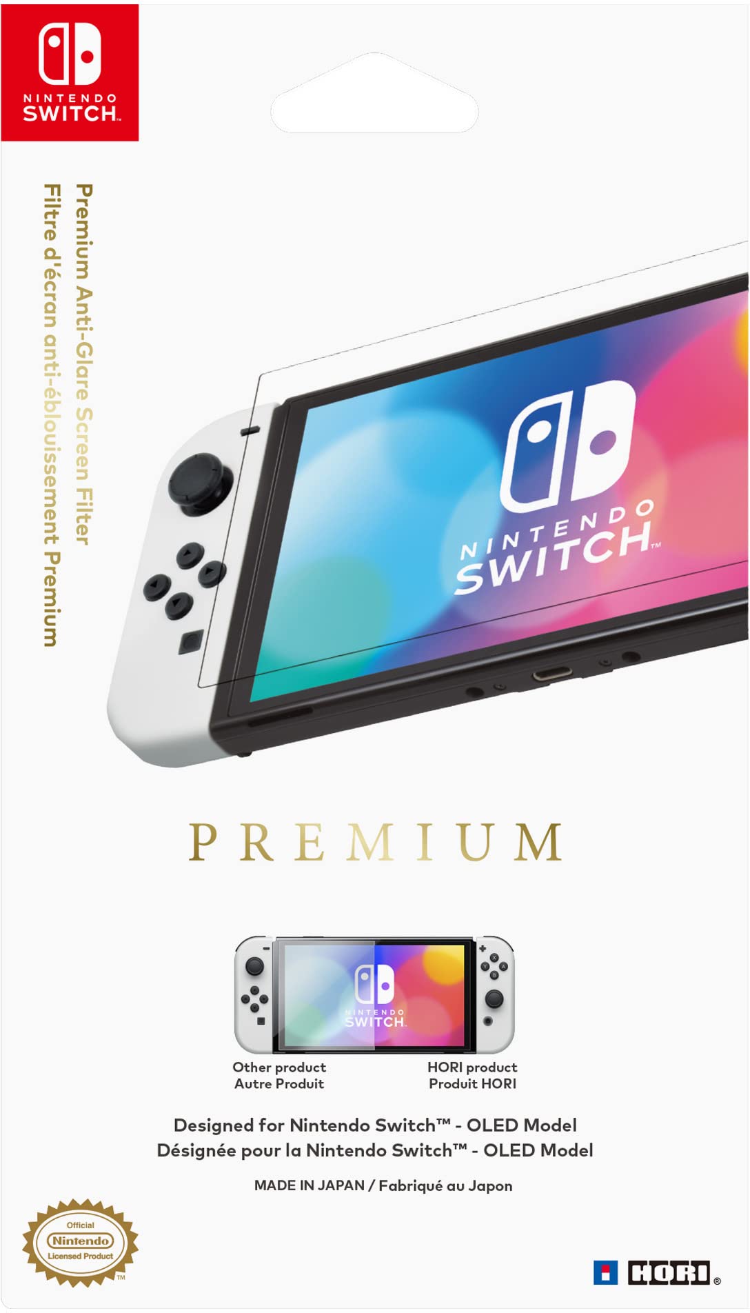 Protecteur d'écran antireflet (Nintendo Switch - Modèle OLED) Protecteur d'écran antireflet (Nintendo Switch - Modèle OLED)